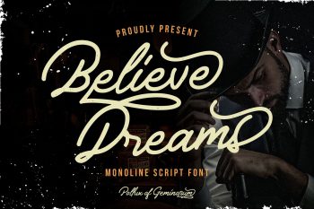 Believe Dreams - Script Font