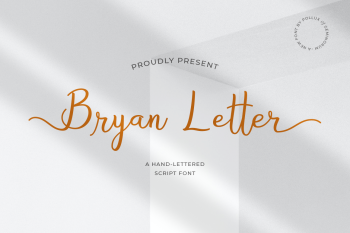 Bryan Letter - Script Font
